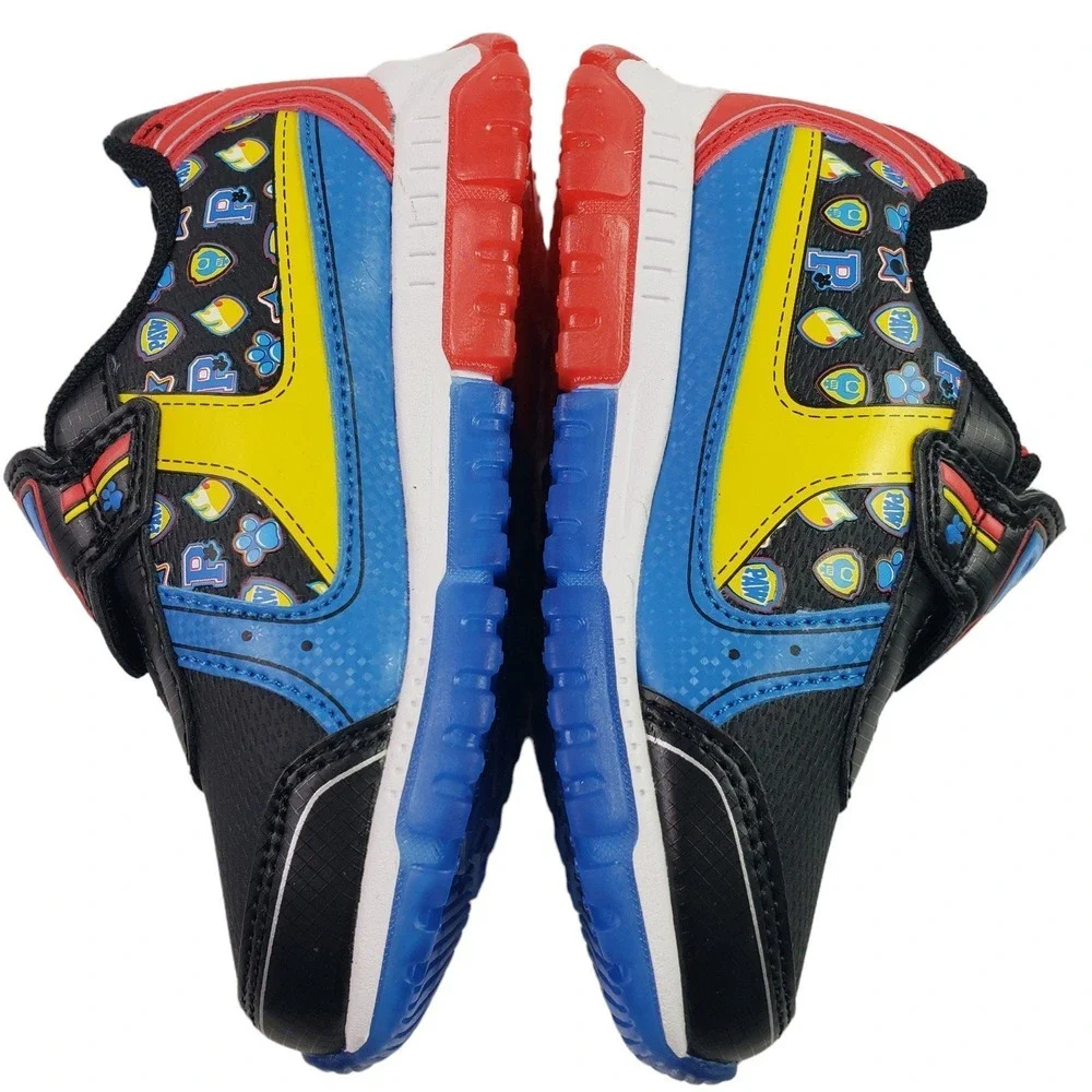 Paw Patrol Toddler Boys Light up‎ Sneakers Size 8 Blue Slip on Lightweight Shoes